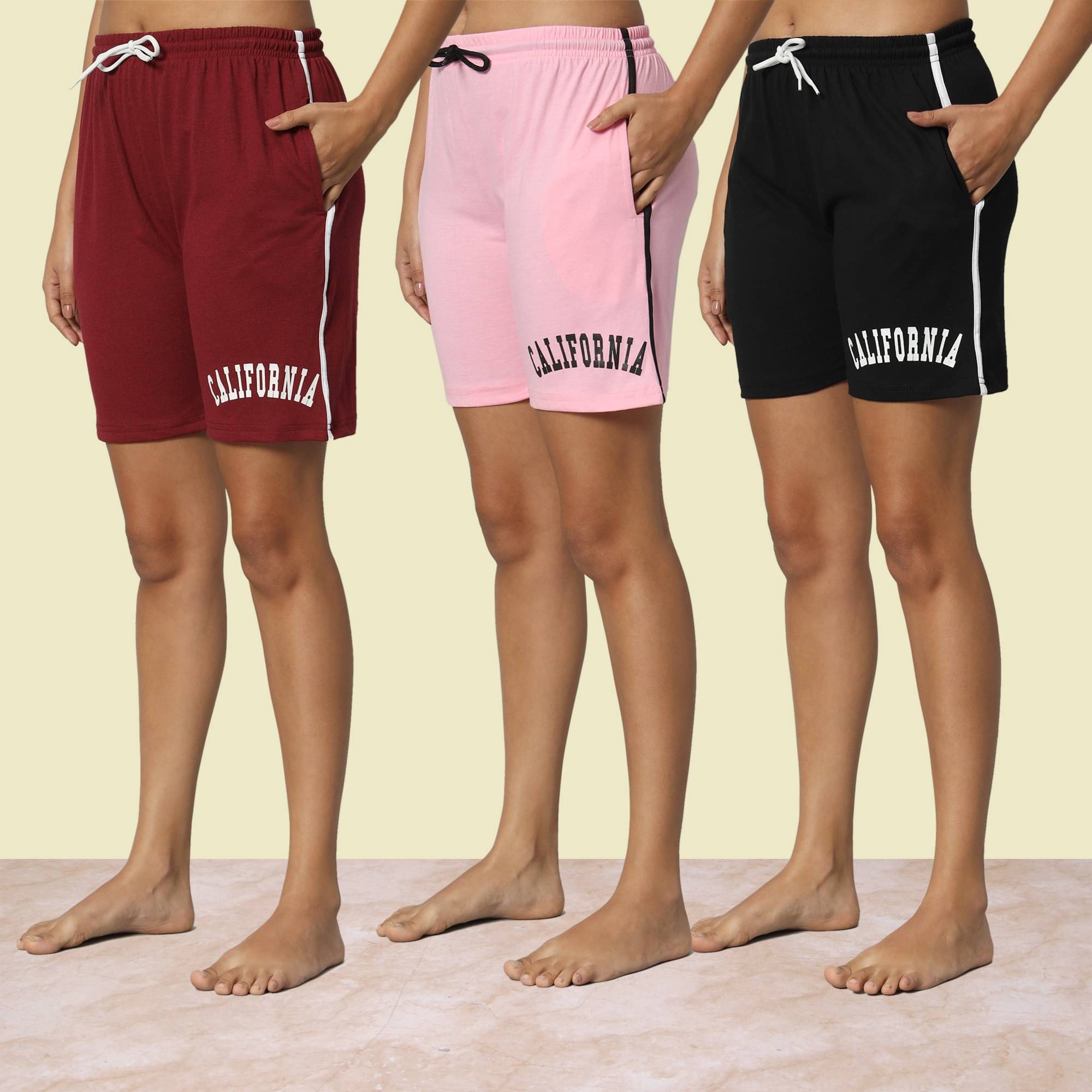 BRYLES Cotton Blend Bermuda - Multicolor 3     			BRYLES Cotton Blend Bermuda - Multicolor 3