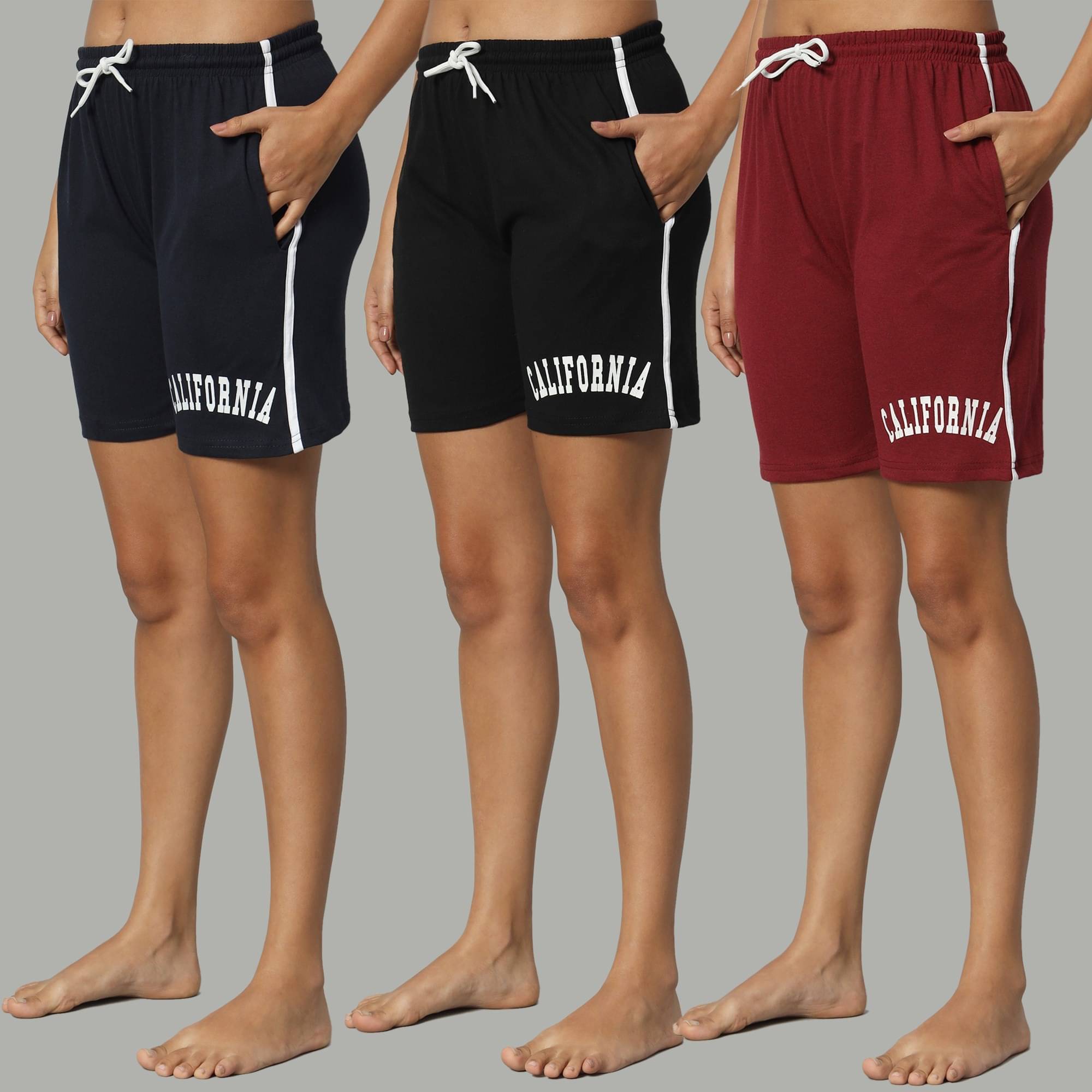 BRYLES Cotton Blend Bermuda - Multicolor 8     			BRYLES Cotton Blend Bermuda - Multicolor 8