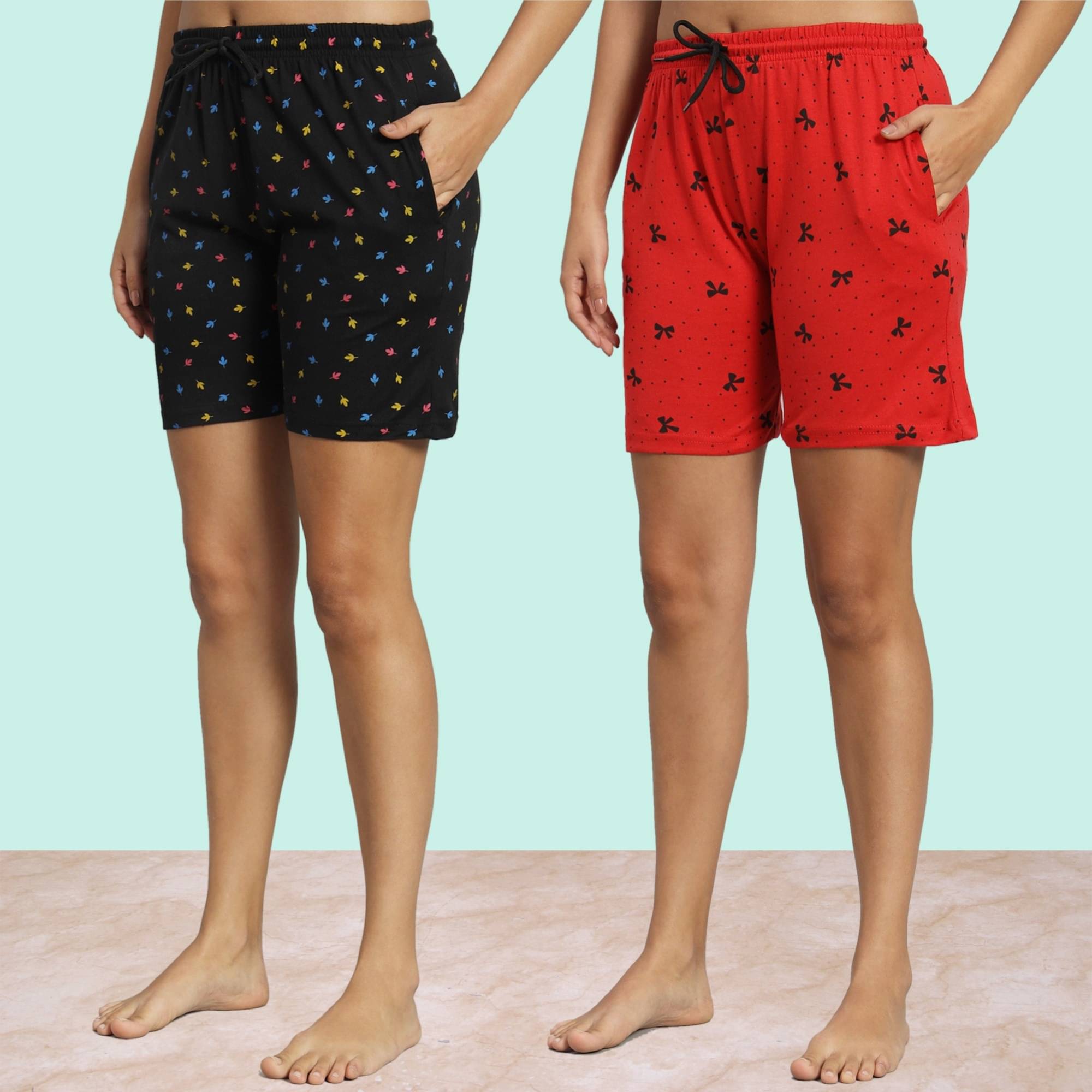 BRYLES Cotton Blend Bermuda - Multicolor 11     			BRYLES Cotton Blend Bermuda - Multicolor 11