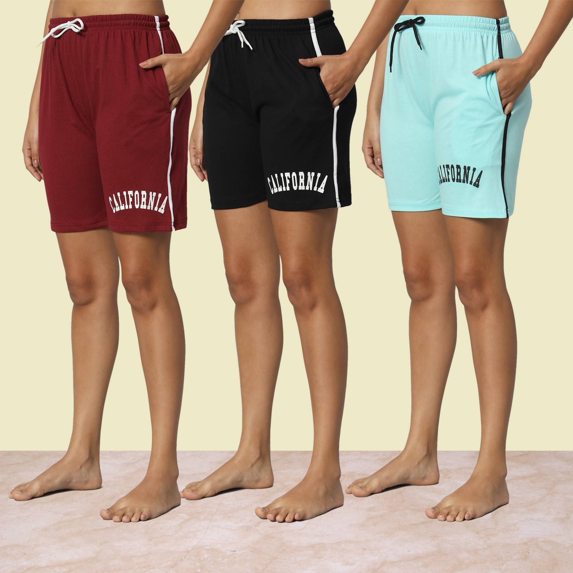 BRYLES Cotton Blend Bermuda - Multicolor 3     			BRYLES Cotton Blend Bermuda - Multicolor 3