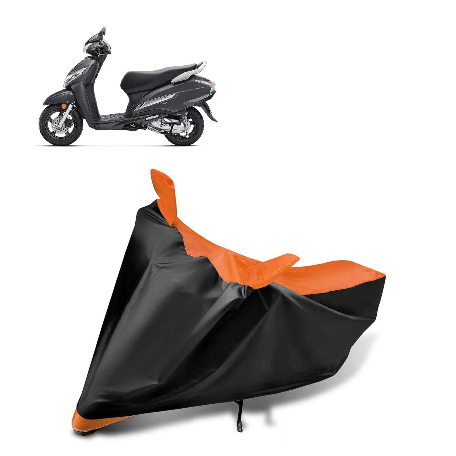 AKSMIT Bike Body Cover for Honda Activa 125 Multicolor (Pack of 1)