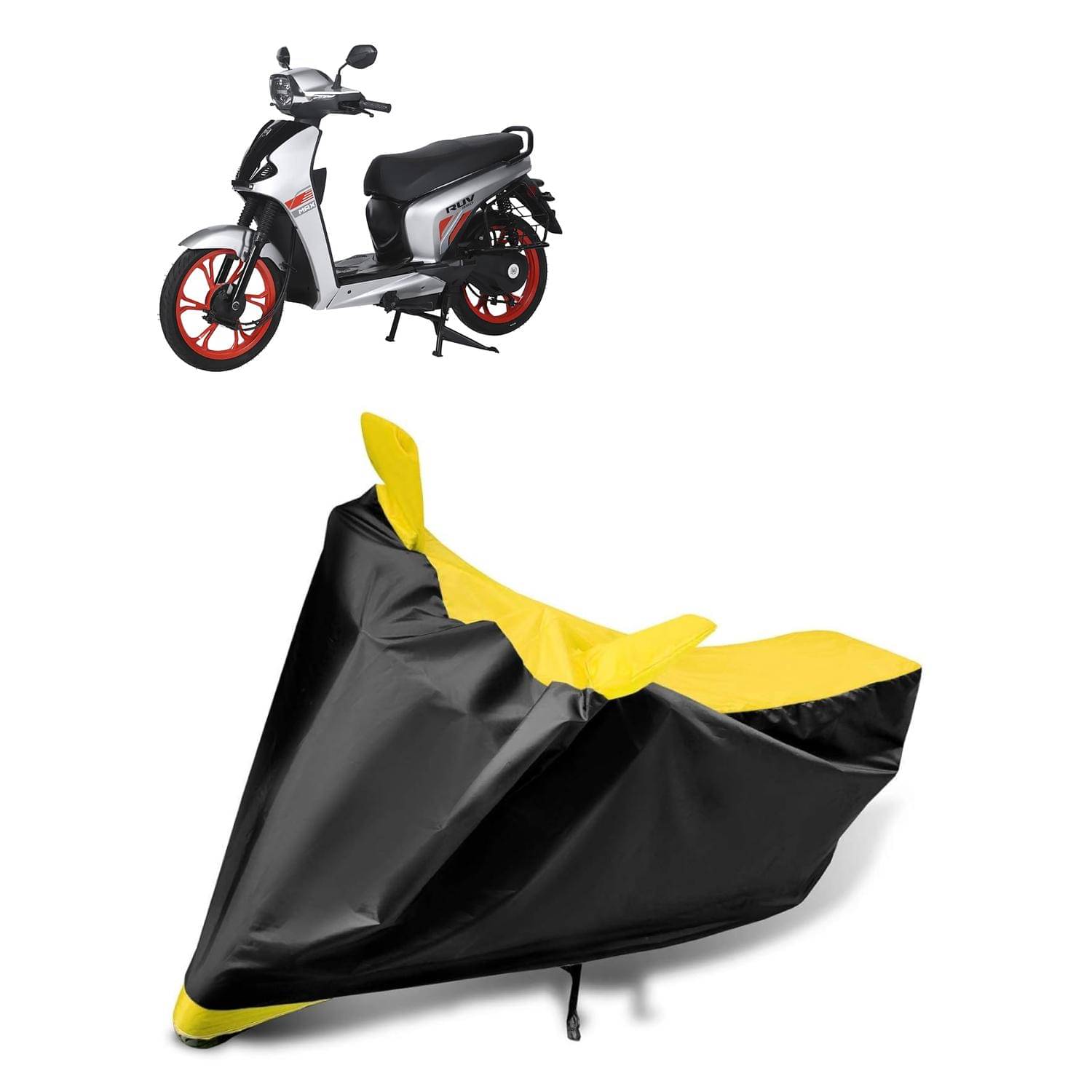 AKSMIT Bike Body Cover for BGauss RUV 350 Multicolor (Pack of 1)     			AKSMIT Bike Body Cover for BGauss RUV 350 Multicolor (Pack of 1)