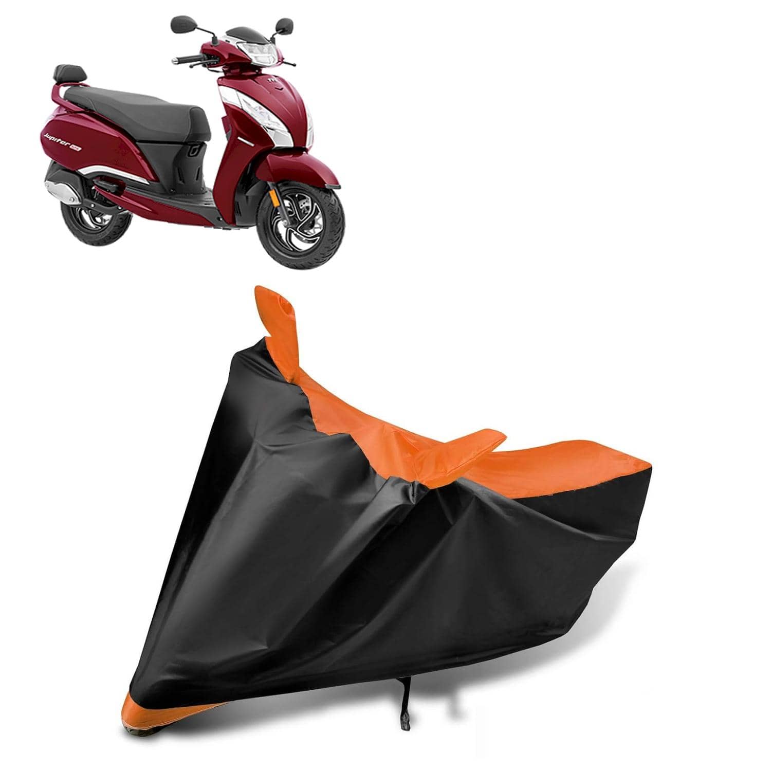 AKSMIT Bike Body Cover for TVS Jupiter 125 Multicolor (Pack of 1)