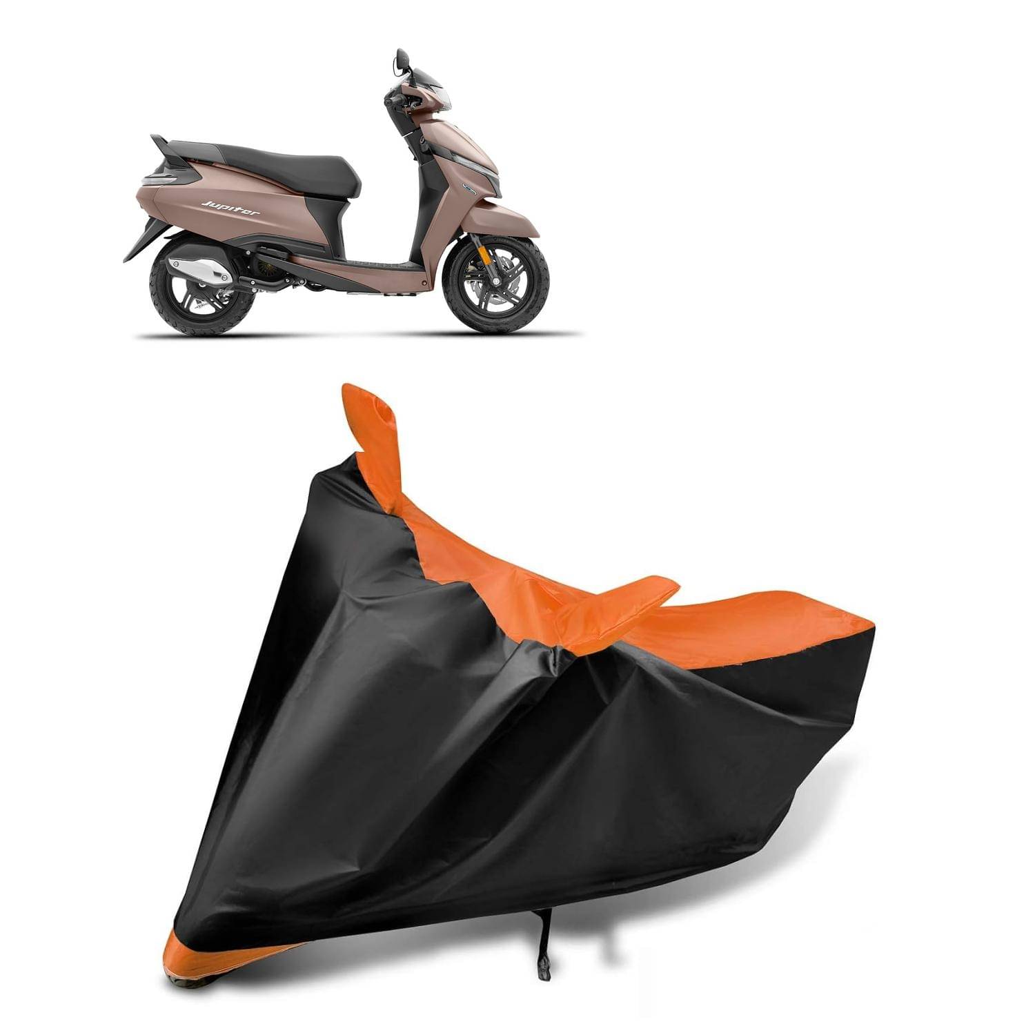 AKSMIT Bike Body Cover for TVS Jupiter Multicolor (Pack of 1)     			AKSMIT Bike Body Cover for TVS Jupiter Multicolor (Pack of 1)