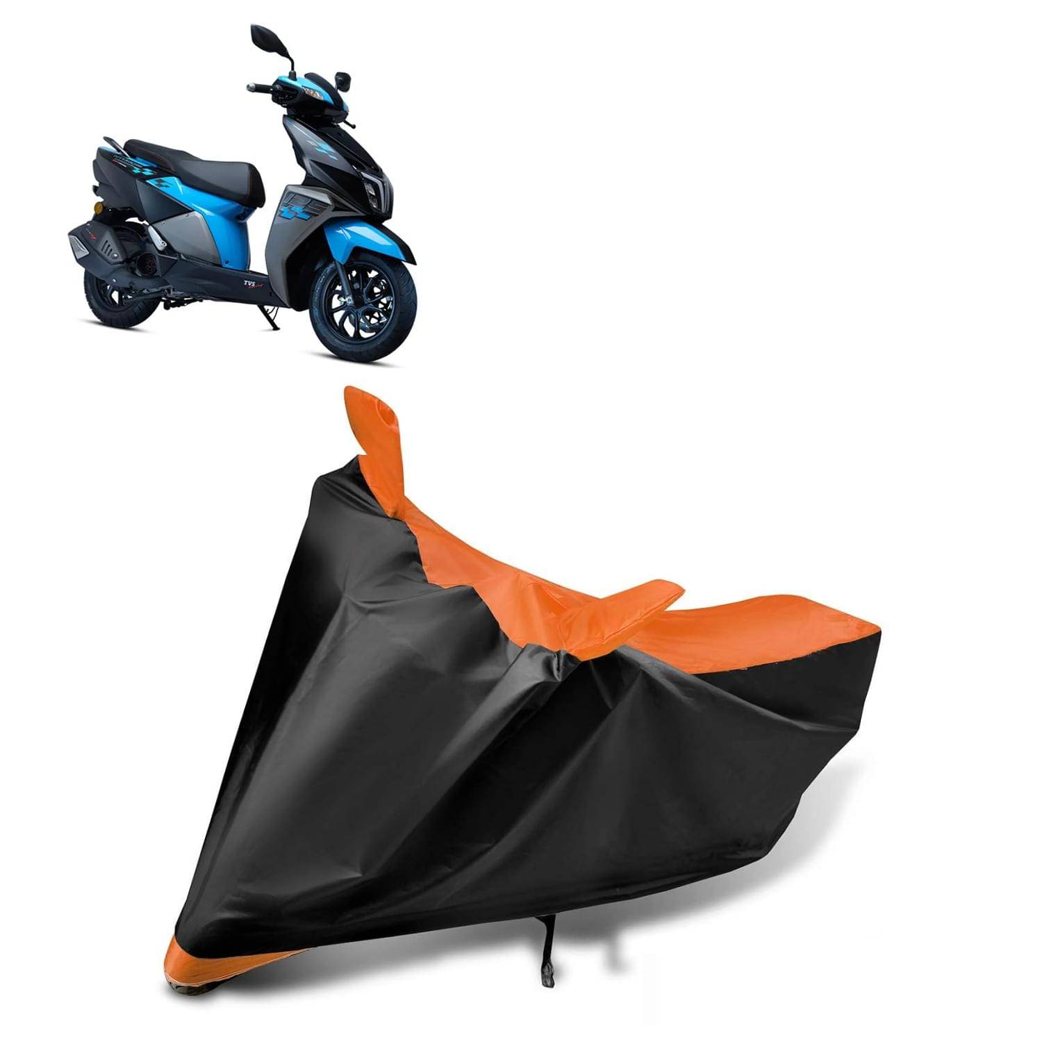 AKSMIT Bike Body Cover for TVS Ntorq 125 Multicolor (Pack of 1) AKSMIT Bike Body Cover for TVS Ntorq 125 Multicolor (Pack of 1)