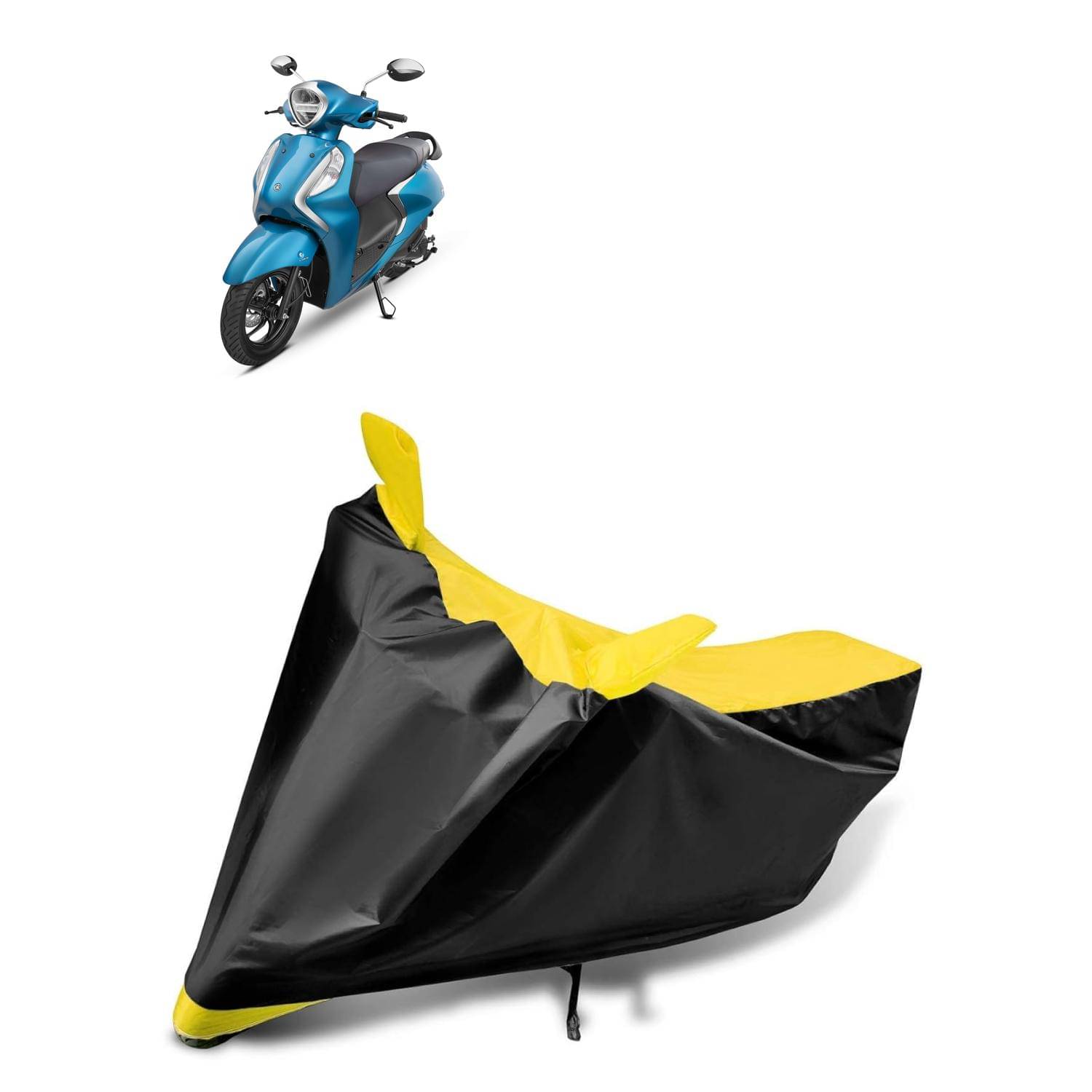 AKSMIT Bike Body Cover for Yamaha Fascino 125 Multicolor (Pack of 1) AKSMIT Bike Body Cover for Yamaha Fascino 125 Multicolor (Pack of 1)