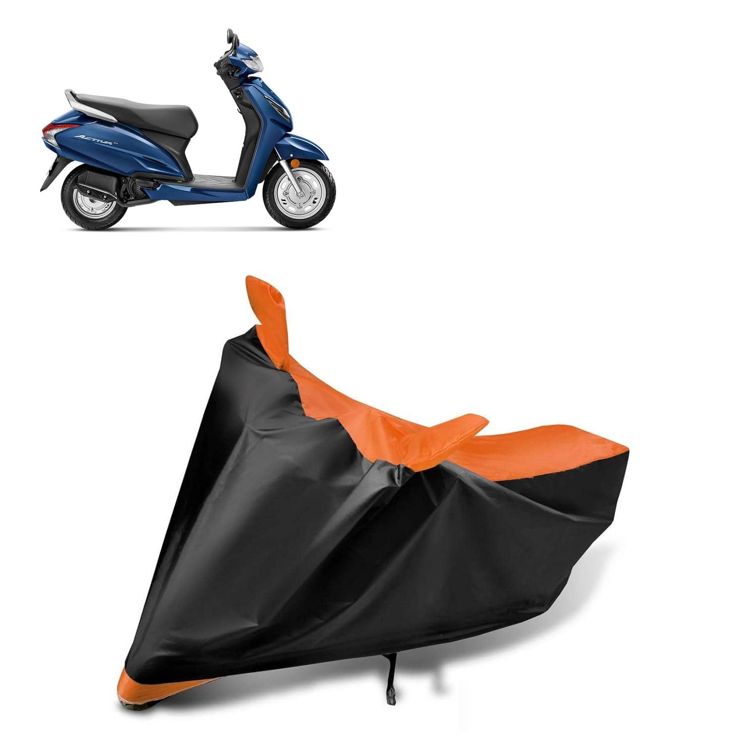 AKSMIT Bike Body Cover for Honda Activa 6G Multicolor (Pack of 1)