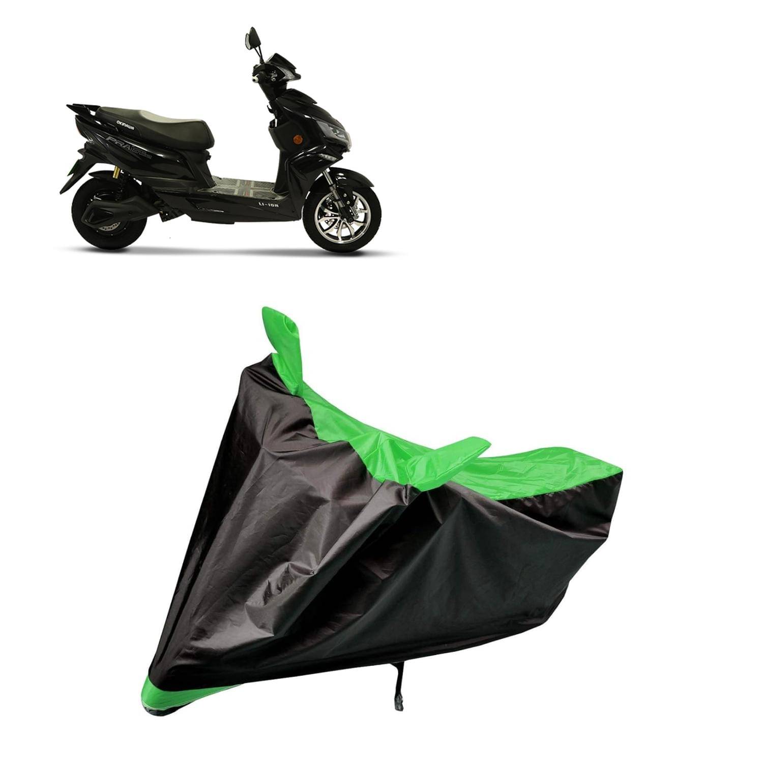     			AKSMIT Bike Body Cover for Okinawa Ridge Plus Multicolor (Pack of 1)