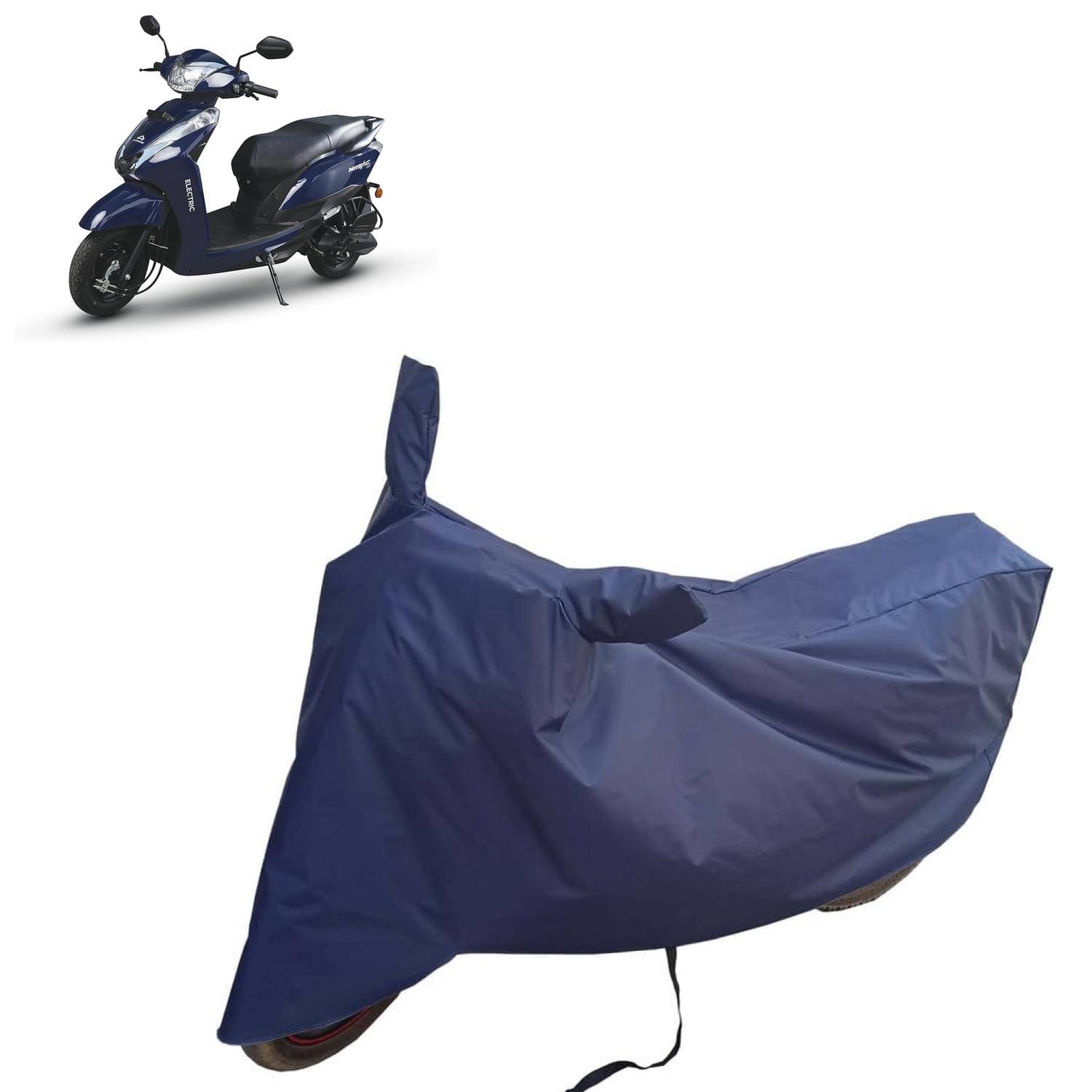AKSMIT Bike Body Cover for Ampere Magnus Navy Blue (Pack of 1)     			AKSMIT Bike Body Cover for Ampere Magnus Navy Blue (Pack of 1)