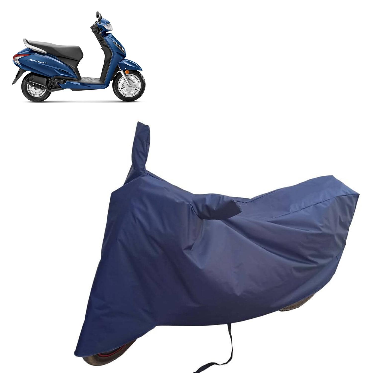 AKSMIT Bike Body Cover for Honda Activa 6G Navy Blue (Pack of 1)