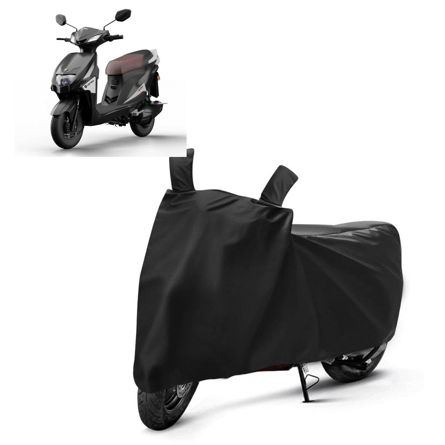 AKSMIT Bike Body Cover for Lectrix LXS 2.0 Black (Pack of 1) AKSMIT Bike Body Cover for Lectrix LXS 2.0 Black (Pack of 1)