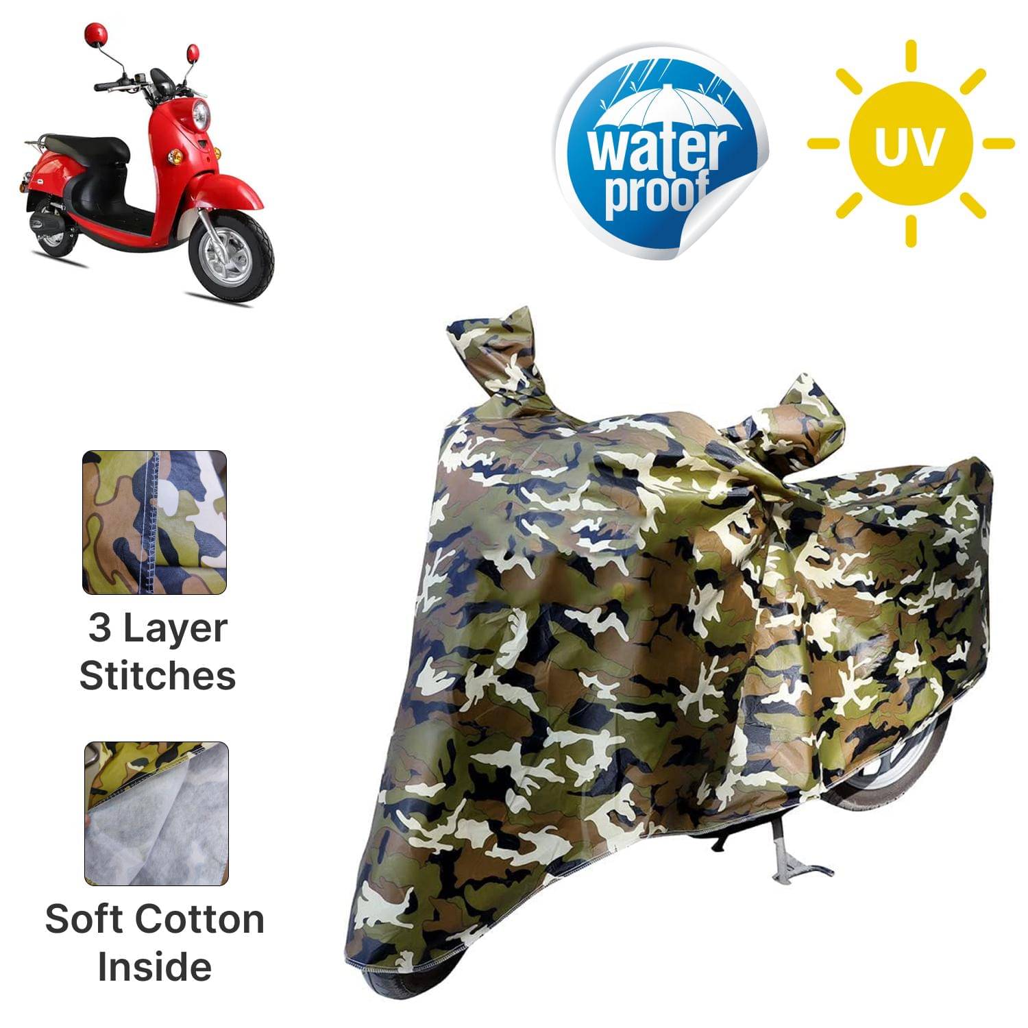 AKSMIT Bike Body Cover for Benling Kriti Jungle (Pack of 1) AKSMIT Bike Body Cover for Benling Kriti Jungle (Pack of 1)