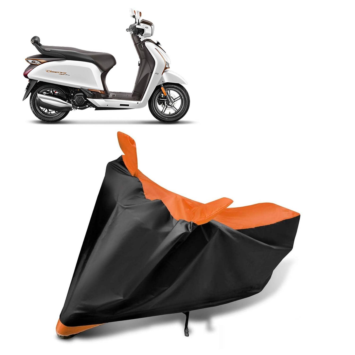 AKSMIT Bike Body Cover for Hero Destini 125 Multicolor (Pack of 1)