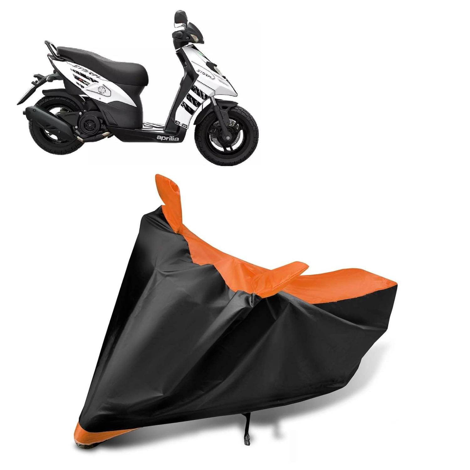 AKSMIT Bike Body Cover for Aprilia Storm 125 Multicolor (Pack of 1) AKSMIT Bike Body Cover for Aprilia Storm 125 Multicolor (Pack of 1)
