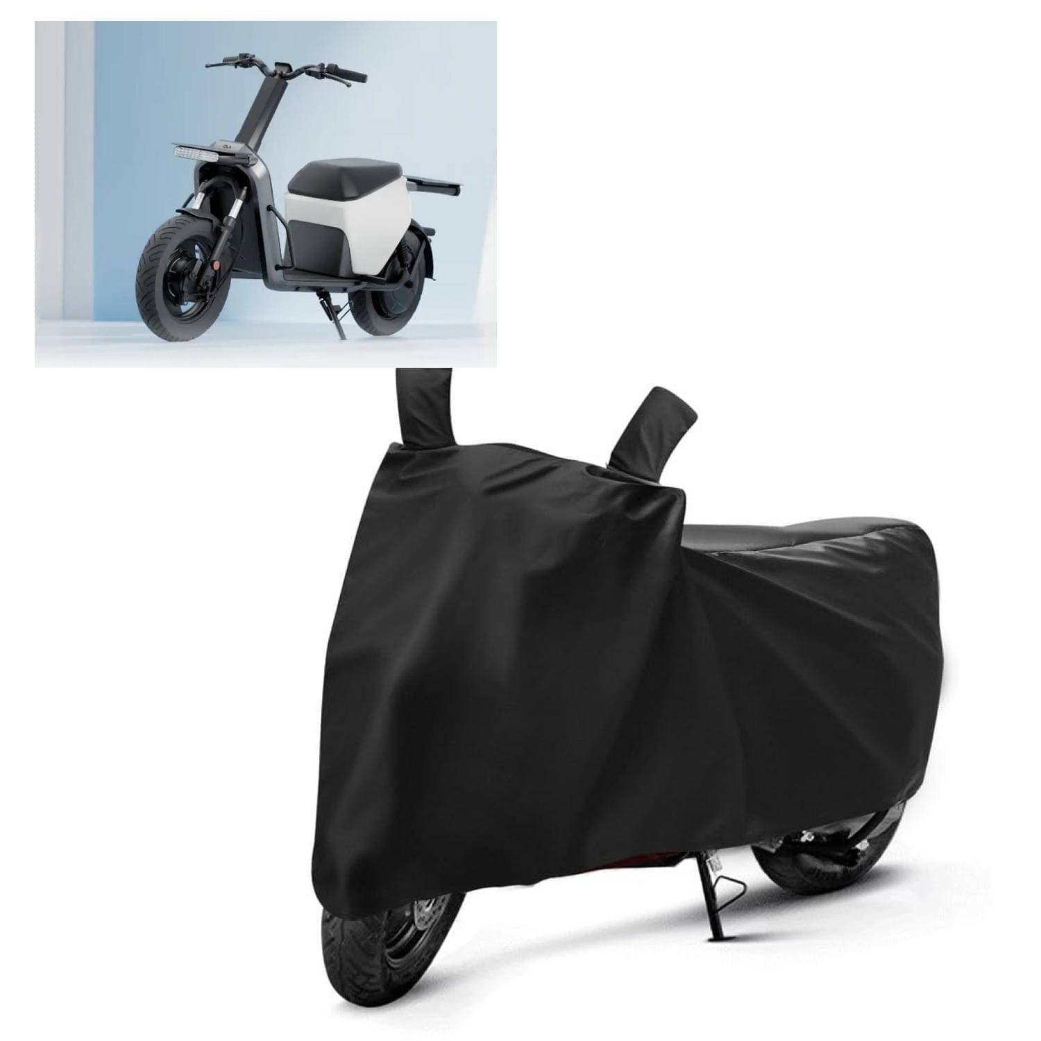 AKSMIT Bike Body Cover for OLA Gig Black (Pack of 1) AKSMIT Bike Body Cover for OLA Gig Black (Pack of 1)