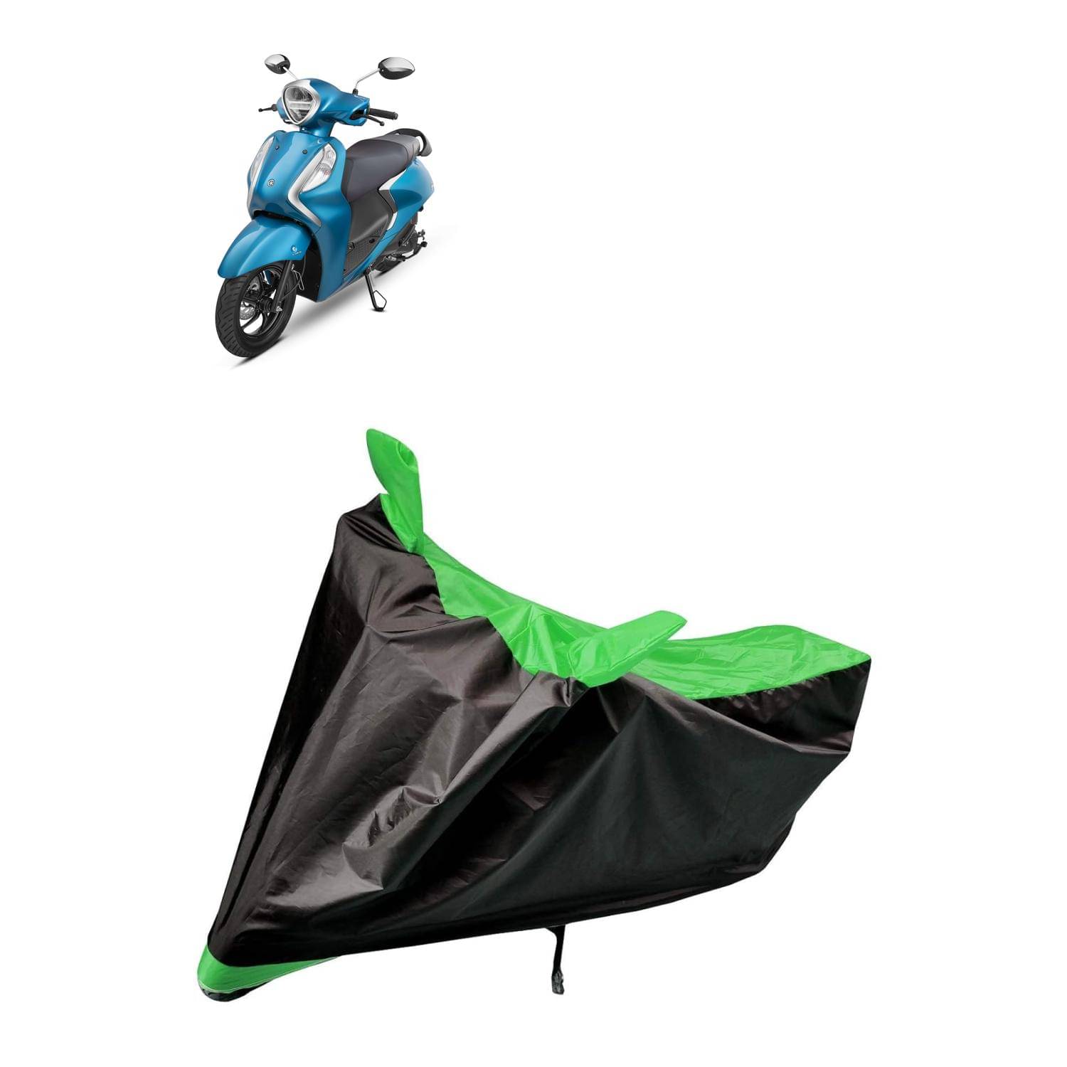 AKSMIT Bike Body Cover for Yamaha Fascino 125 Multicolor (Pack of 1) AKSMIT Bike Body Cover for Yamaha Fascino 125 Multicolor (Pack of 1)