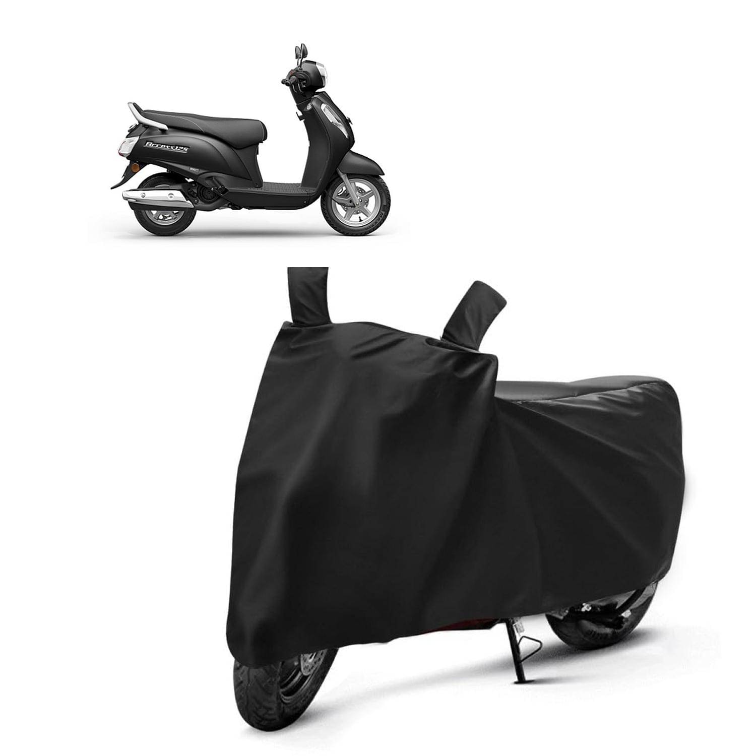 AKSMIT Bike Body Cover for Suzuki Access Black (Pack of 1) AKSMIT Bike Body Cover for Suzuki Access Black (Pack of 1)
