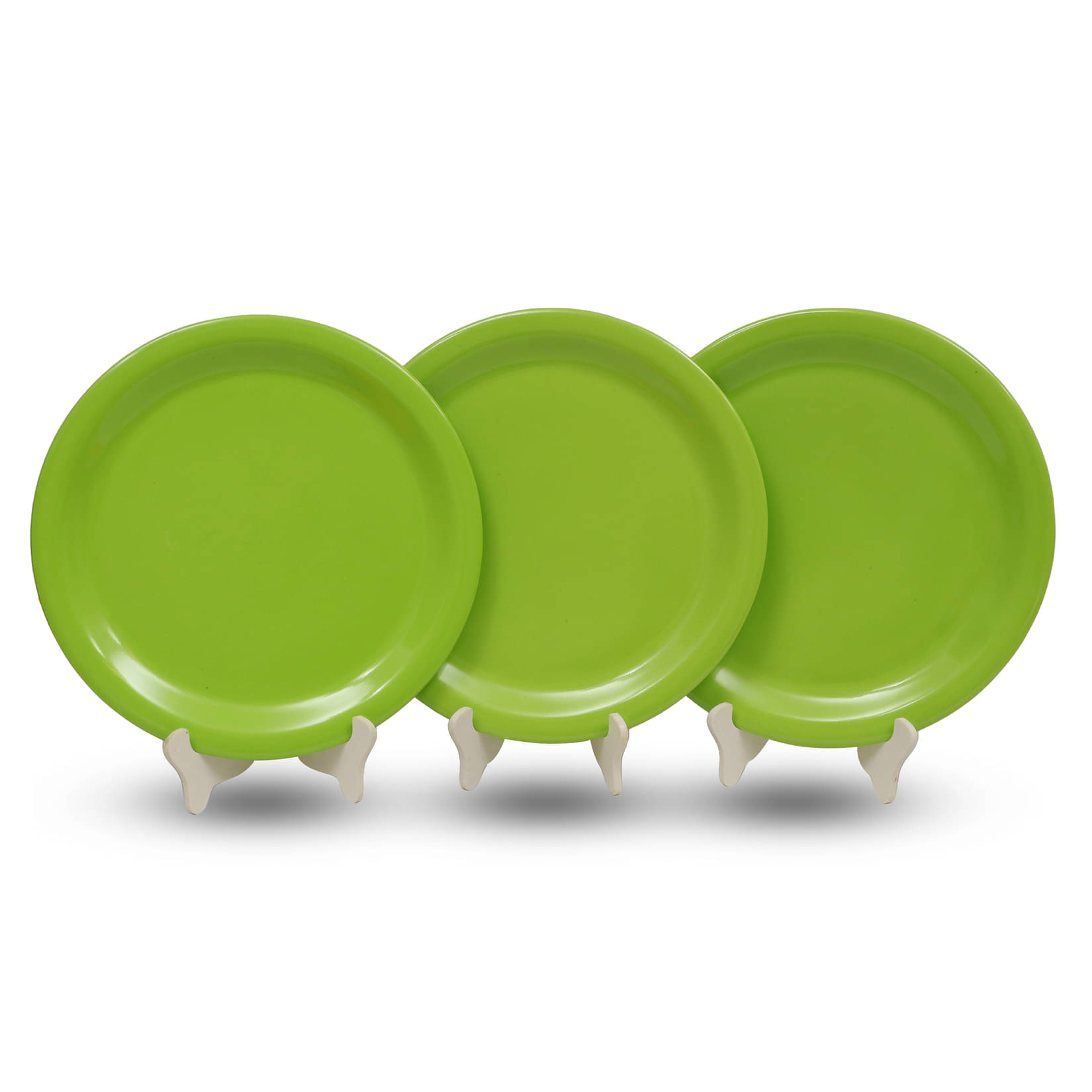 AURKA 3 Pcs Melamine Light Green Full Plate AURKA 3 Pcs Melamine Light Green Full Plate