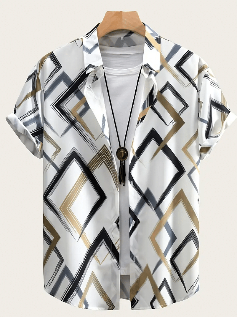 BEAUE Poly Cotton Regular Fit Printed Half Sleeves Men's Casual Shirt - Multi ( Pack of 1 ) BEAUE Poly Cotton Regular Fit Printed Half Sleeves Men's Casual Shirt - Multi ( Pack of 1 )
