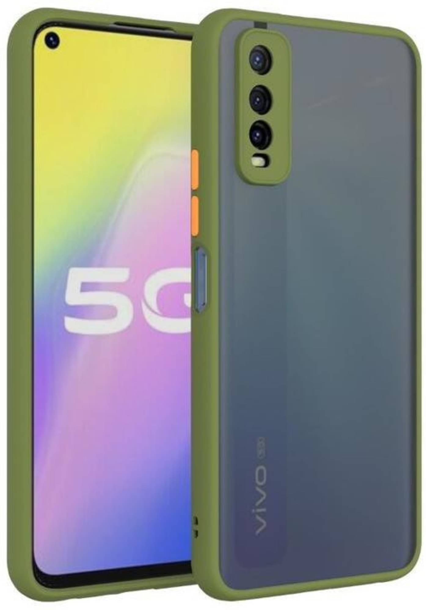 BIG WINGS Plain Cases Compatible For Polycarbonate Vivo Y70S ( Pack of 1 ) BIG WINGS Plain Cases Compatible For Polycarbonate Vivo Y70S ( Pack of 1 )