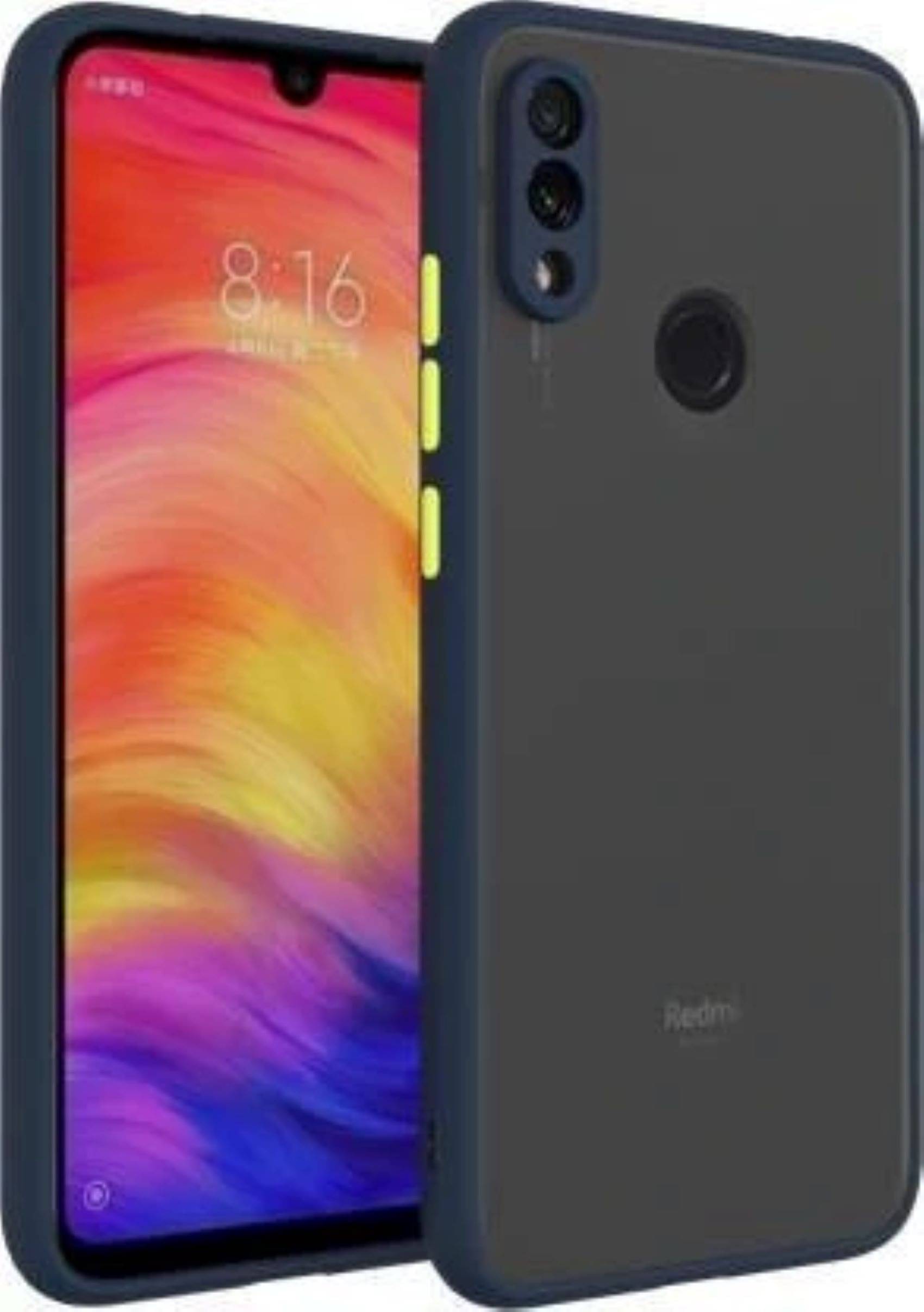     			BIG WINGS Plain Cases Compatible For Polycarbonate Xiaomi Redmi Note 7 ( Pack of 1 )