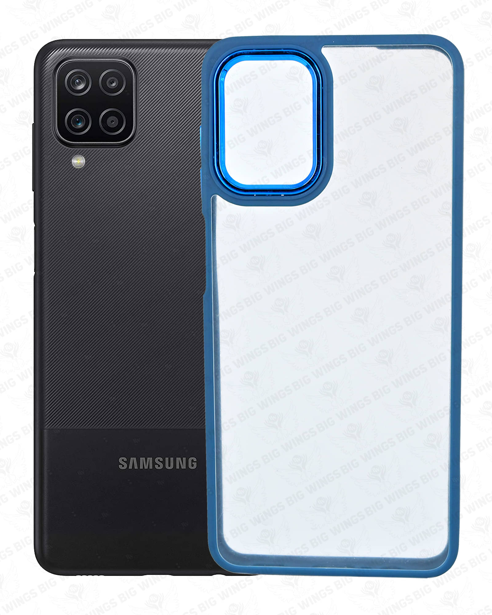 BIG WINGS Plain Cases Compatible For Polycarbonate Samsung Galaxy A12 ( Pack of 1 ) BIG WINGS Plain Cases Compatible For Polycarbonate Samsung Galaxy A12 ( Pack of 1 )