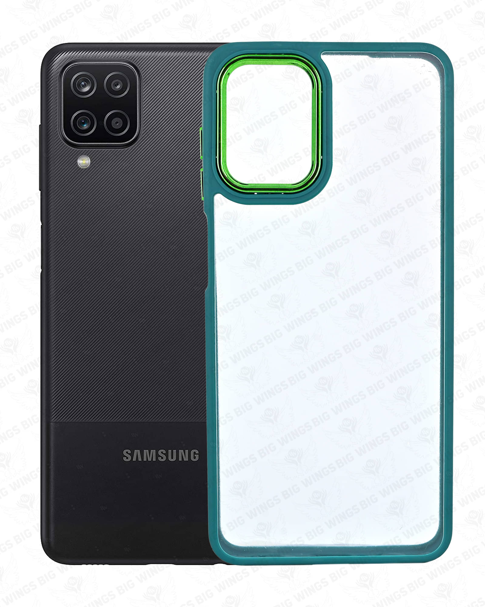 BIG WINGS Plain Cases Compatible For Polycarbonate Samsung Galaxy A12 ( Pack of 1 ) BIG WINGS Plain Cases Compatible For Polycarbonate Samsung Galaxy A12 ( Pack of 1 )