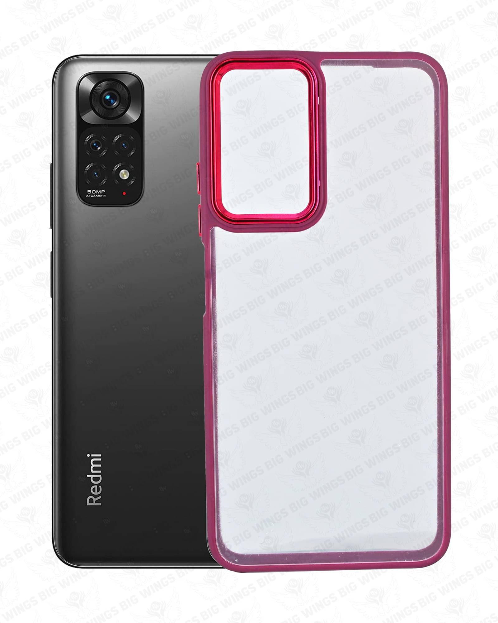     			BIG WINGS Plain Cases Compatible For Polycarbonate Xiaomi Redmi Note 11 ( Pack of 1 )