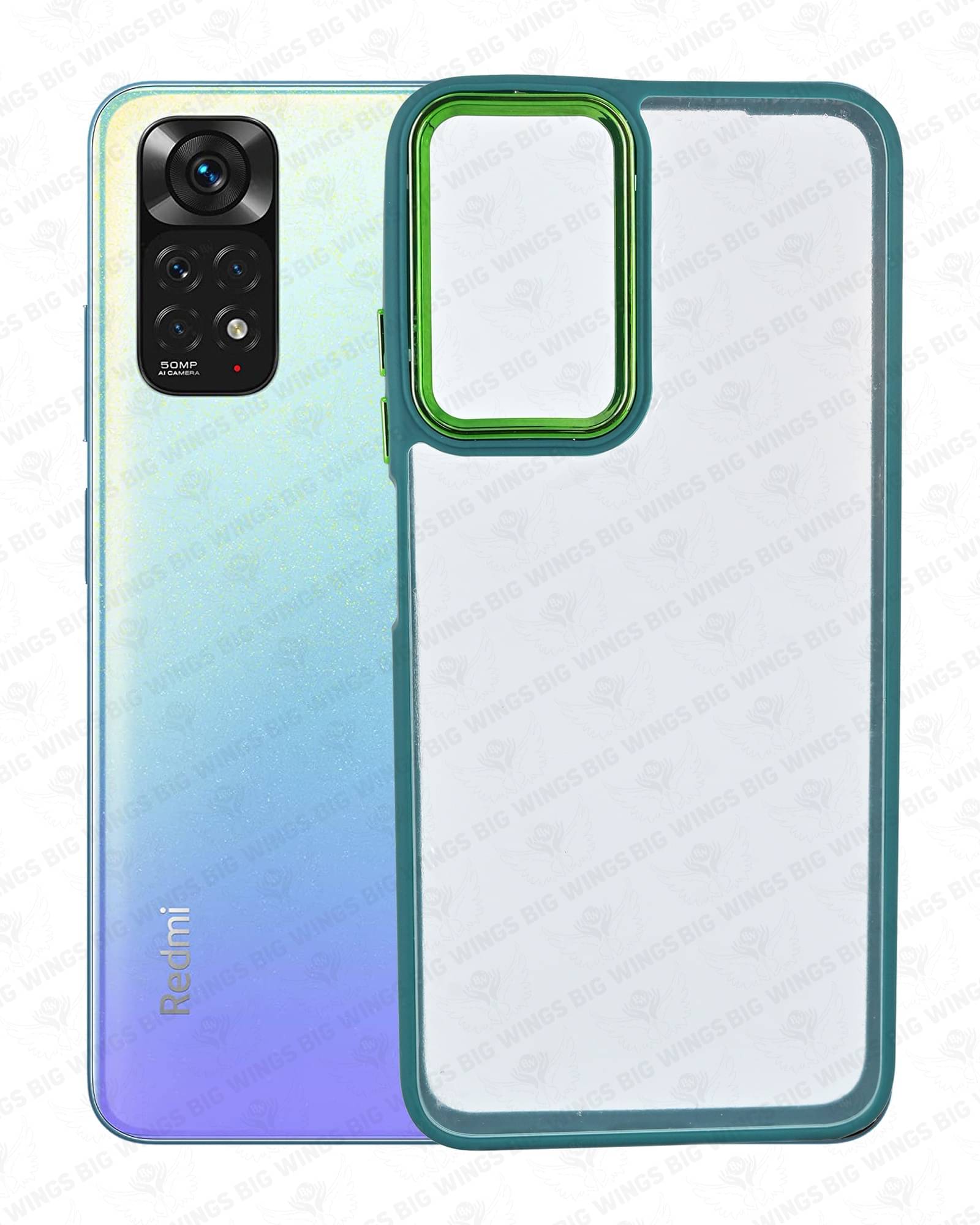     			BIG WINGS Plain Cases Compatible For Polycarbonate Xiaomi Redmi Note 11 ( Pack of 1 )