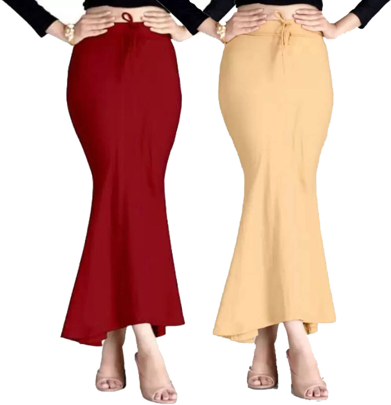 BLYNK Multicoloured Lycra Petticoat - Pack of 2 BLYNK Multicoloured Lycra Petticoat - Pack of 2