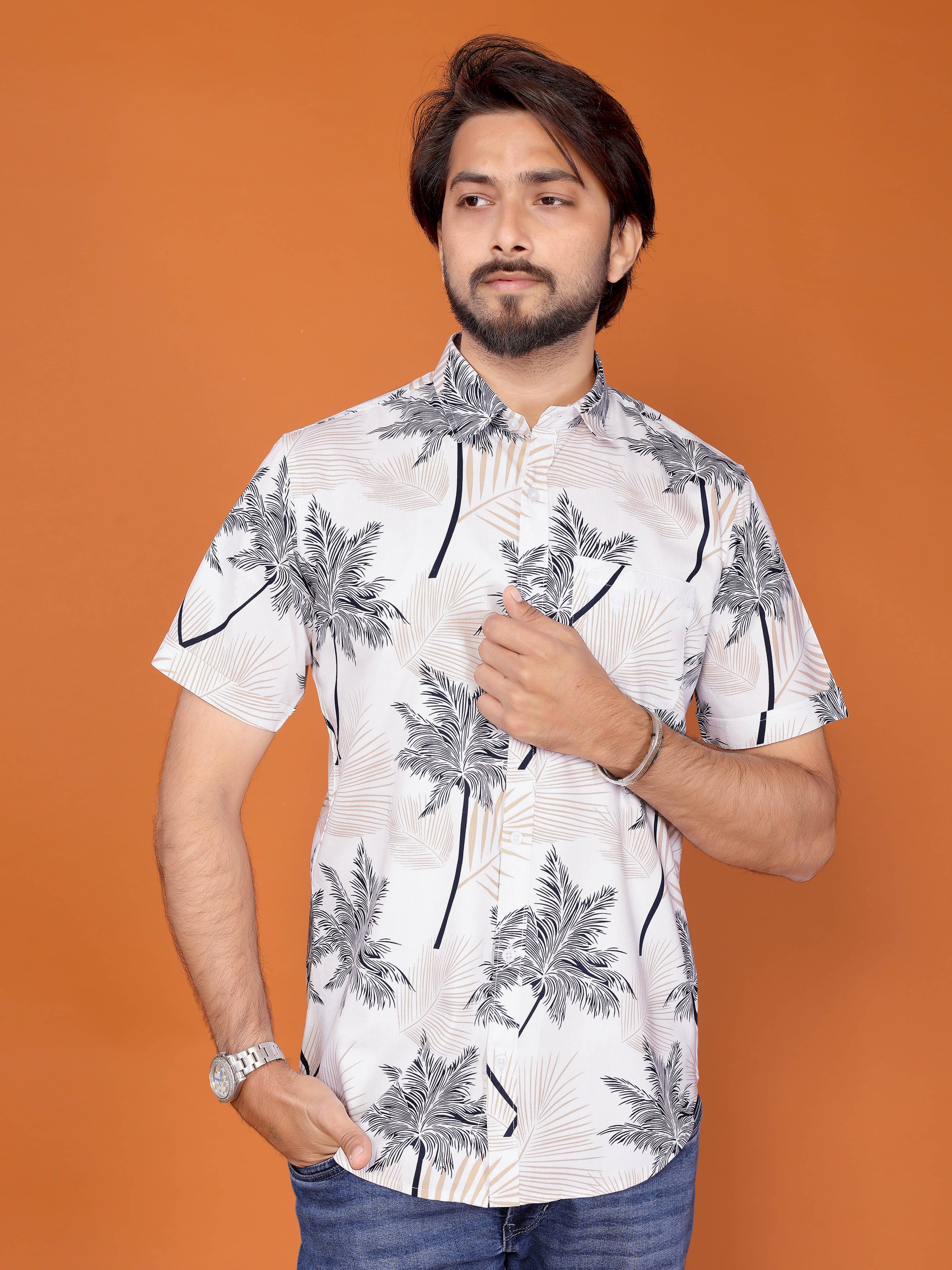 BLYNK Poly Cotton Regular Fit Printed Half Sleeves Men's Casual Shirt - Brown ( Pack of 1 ) BLYNK Poly Cotton Regular Fit Printed Half Sleeves Men's Casual Shirt - Brown ( Pack of 1 )