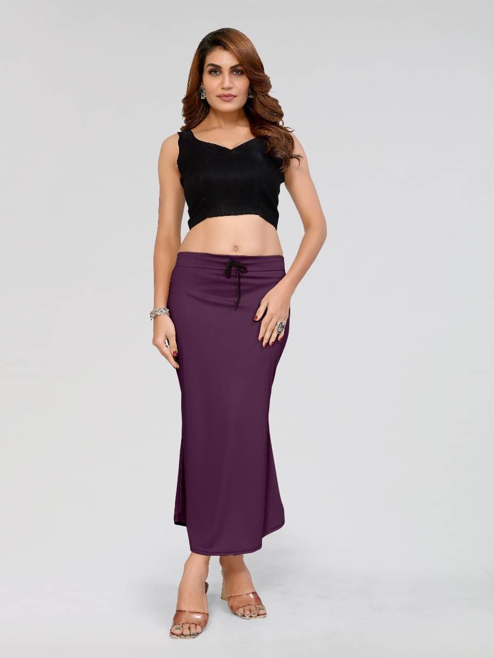     			BLYNK Purple Lycra Petticoat - Single