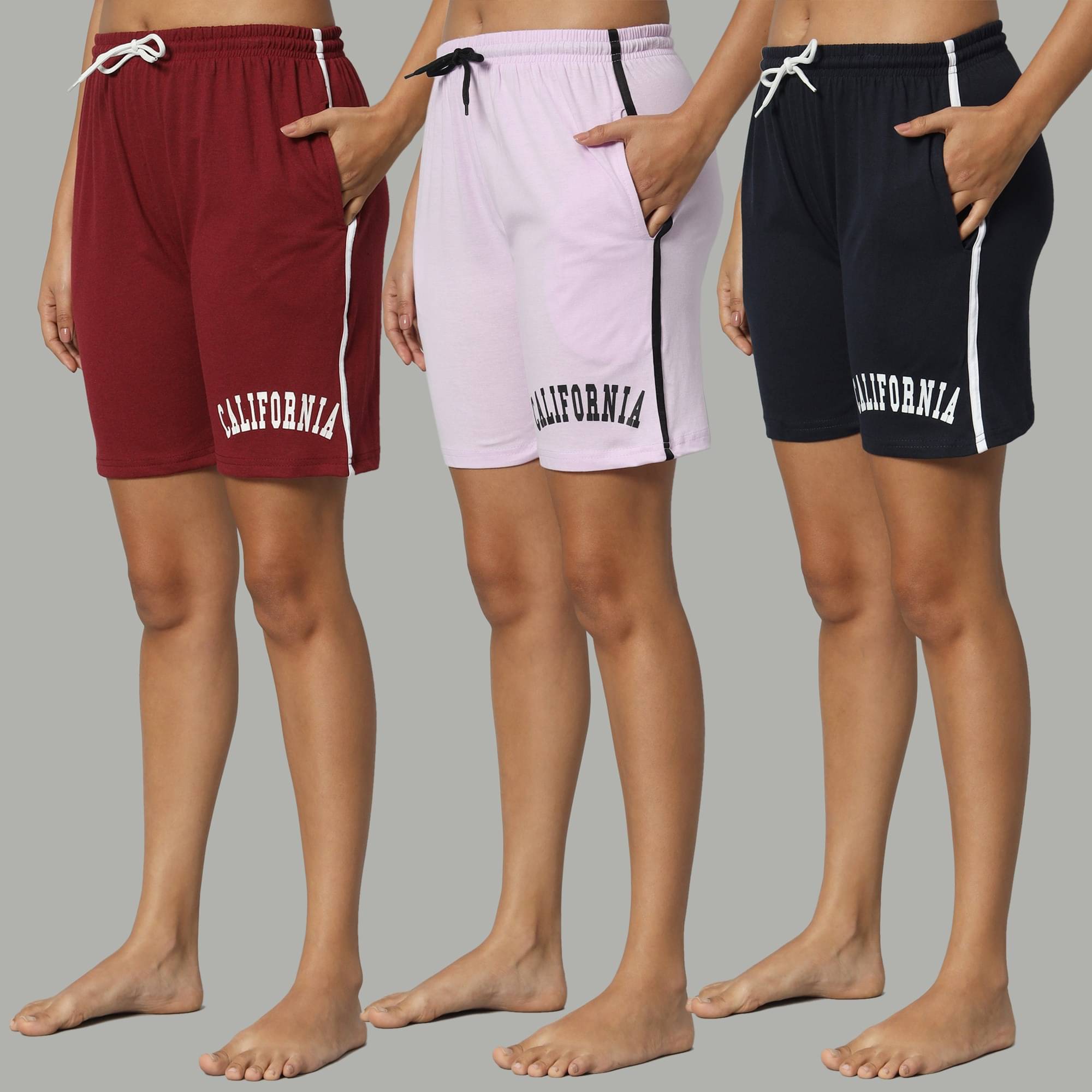 BRYLES Cotton Blend Bermuda - Multicolor 8     			BRYLES Cotton Blend Bermuda - Multicolor 8