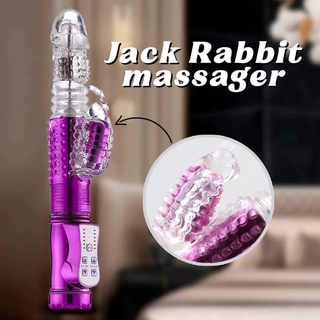 Calmras Jack Rabbit Portable Magnetic Massager