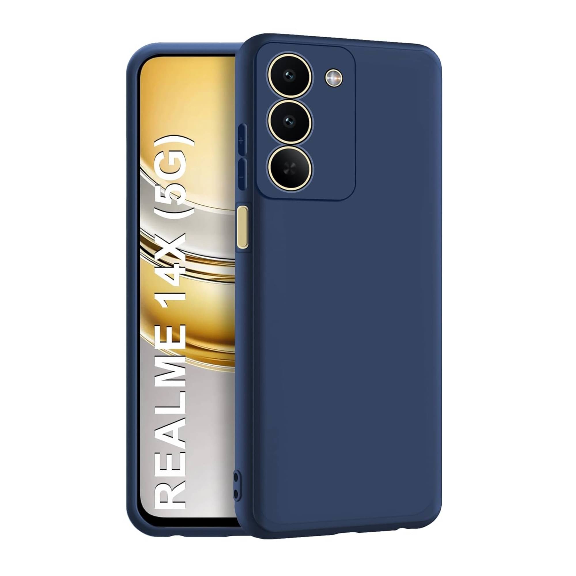     			Case Vault Covers Silicon Soft cases Compatible For Silicon Realme 14x 5G ( )