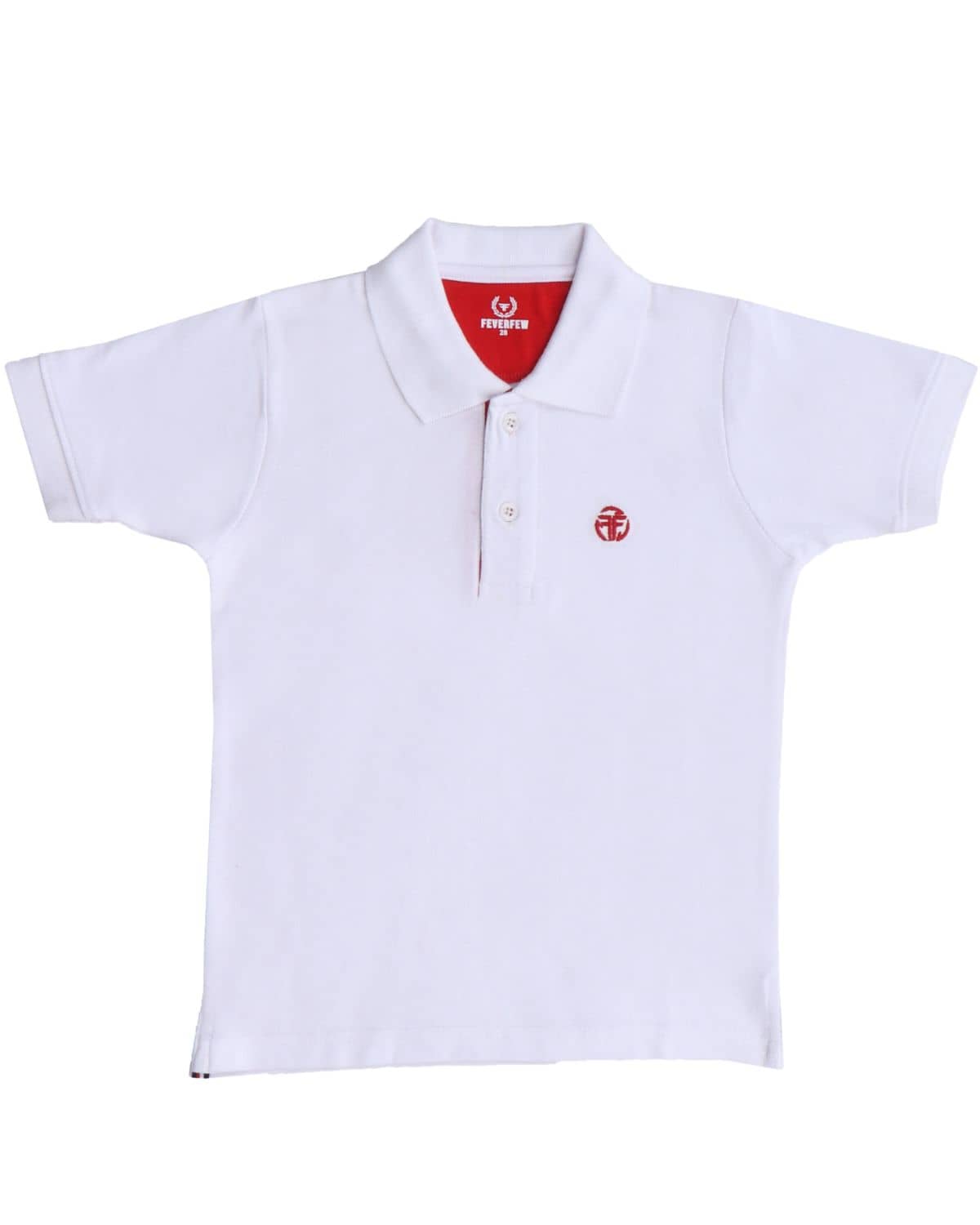 FEVERFEW Pack of 1 Boys Cotton Blend T-Shirt ( White )