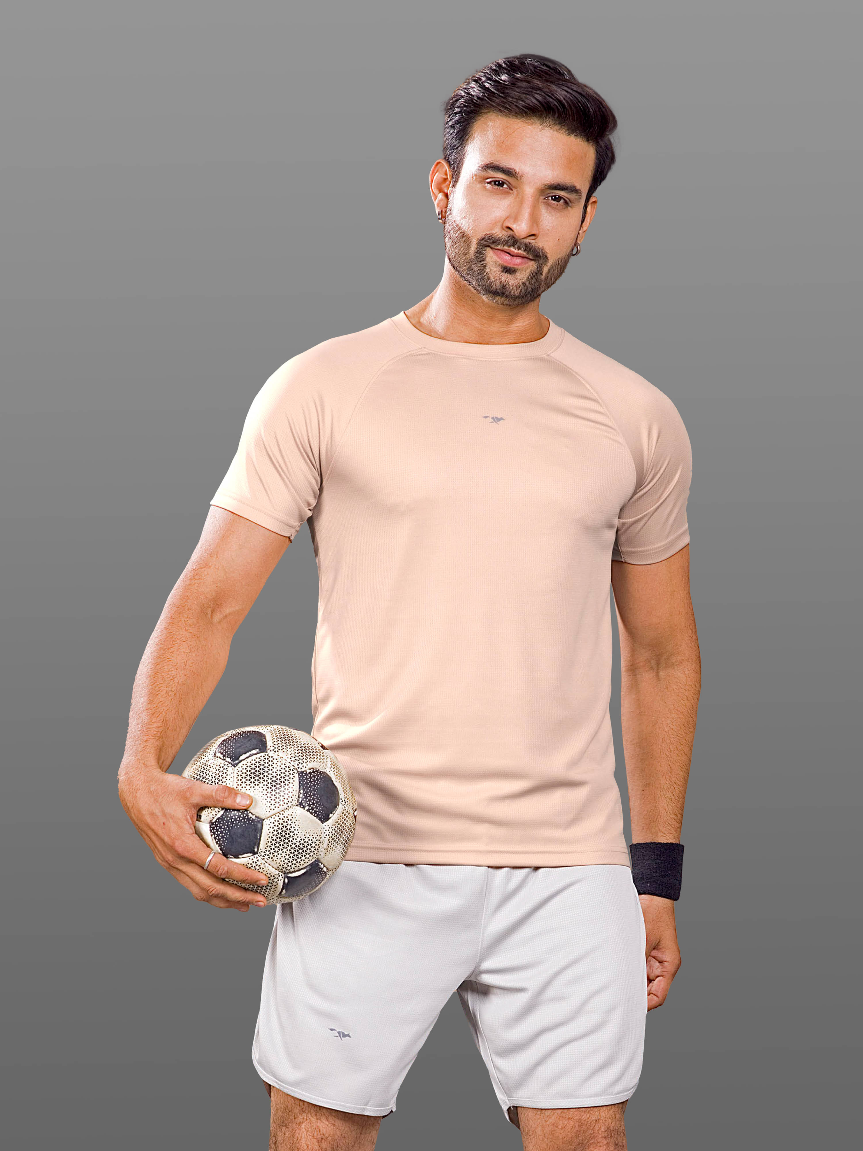 FROSEN FOX Polyester Regular Fit Self Design Half Sleeves Men's Round T-Shirt - Cream ( Pack of 1 ) FROSEN FOX Polyester Regular Fit Self Design Half Sleeves Men's Round T-Shirt - Cream ( Pack of 1 )