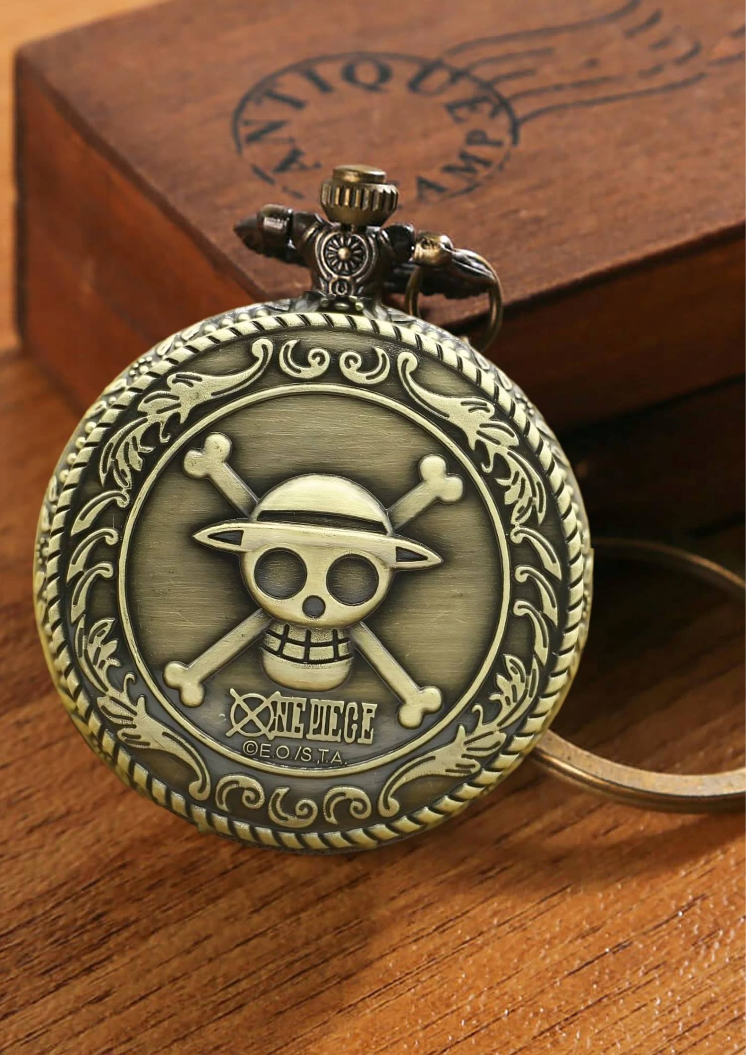 TheKeyHouse Monkey D. Luffy New One piece Pocket Watch Key Chain with Key Ring for Men/Women Key Chain     			TheKeyHouse Monkey D. Luffy New One piece Pocket Watch Key Chain with Key Ring for Men/Women Key Chain
