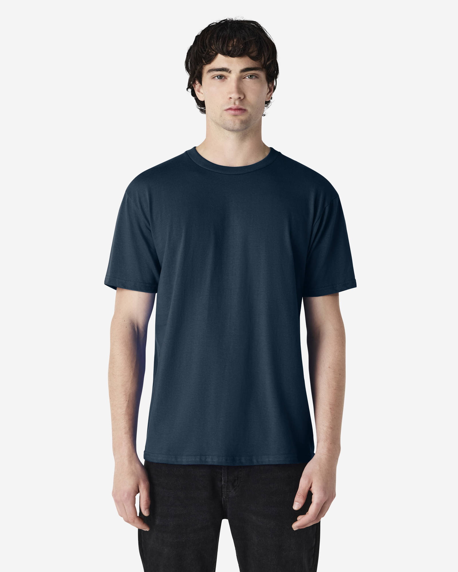 Gildan Cotton Regular Fit Solid Half Sleeves Men's Round T-Shirt - Navy ( Pack of 1 ) Gildan Cotton Regular Fit Solid Half Sleeves Men's Round T-Shirt - Navy ( Pack of 1 )