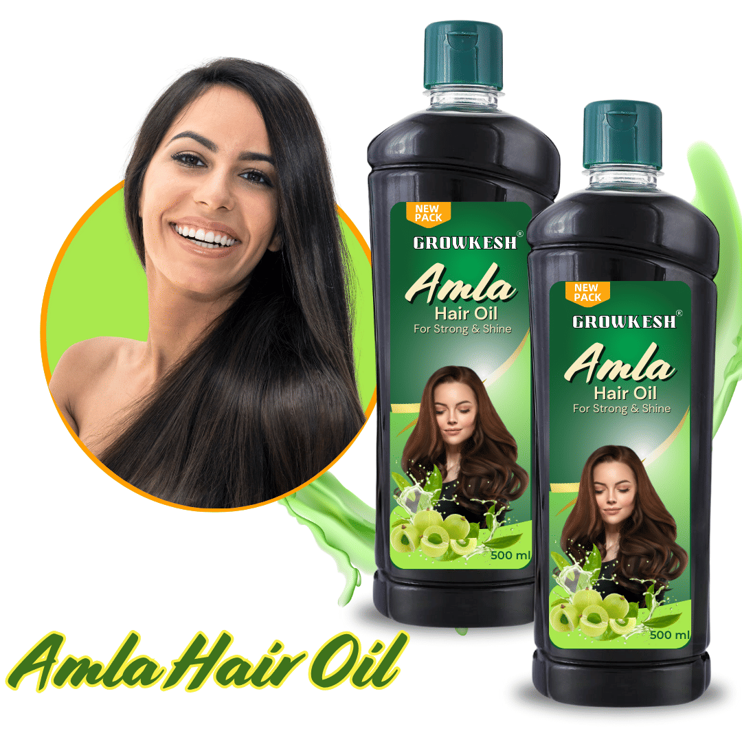 Growkesh Damage & Repair Amla Oil 500 ml ( Pack of 2 )