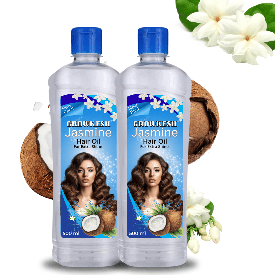     			Growkesh Frizz Control Jasmine oil 500 ml ( Pack of 2 )