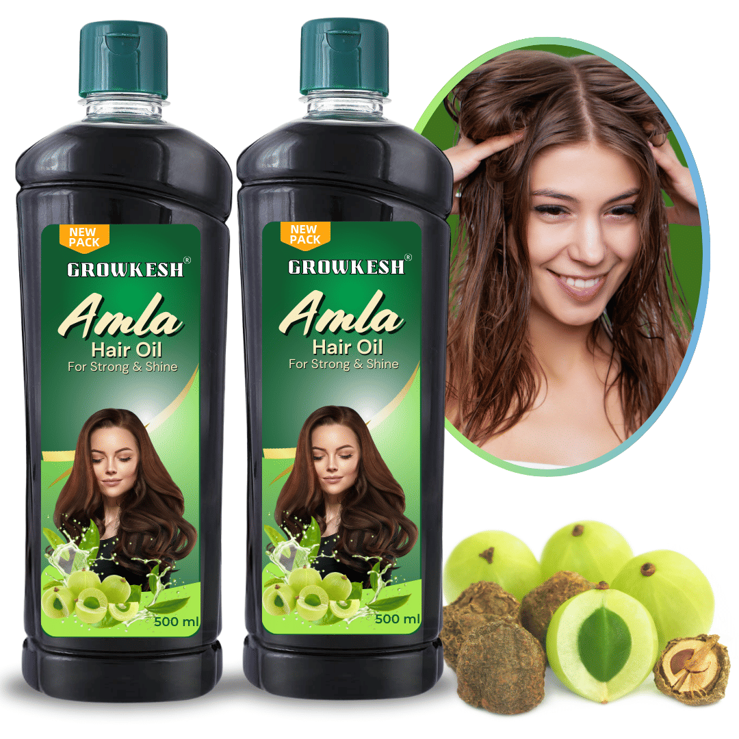    			Growkesh Moisturizing Amla Oil 500 ml ( Pack of 2 )
