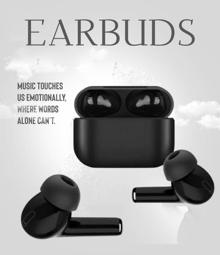    			HUG PUPPY Premium Earbuds In Ear TWS Black