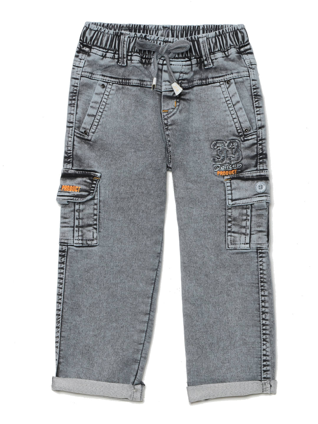    			JFR Pack of 1 Boys 100% Cotton Jeans ( Grey )