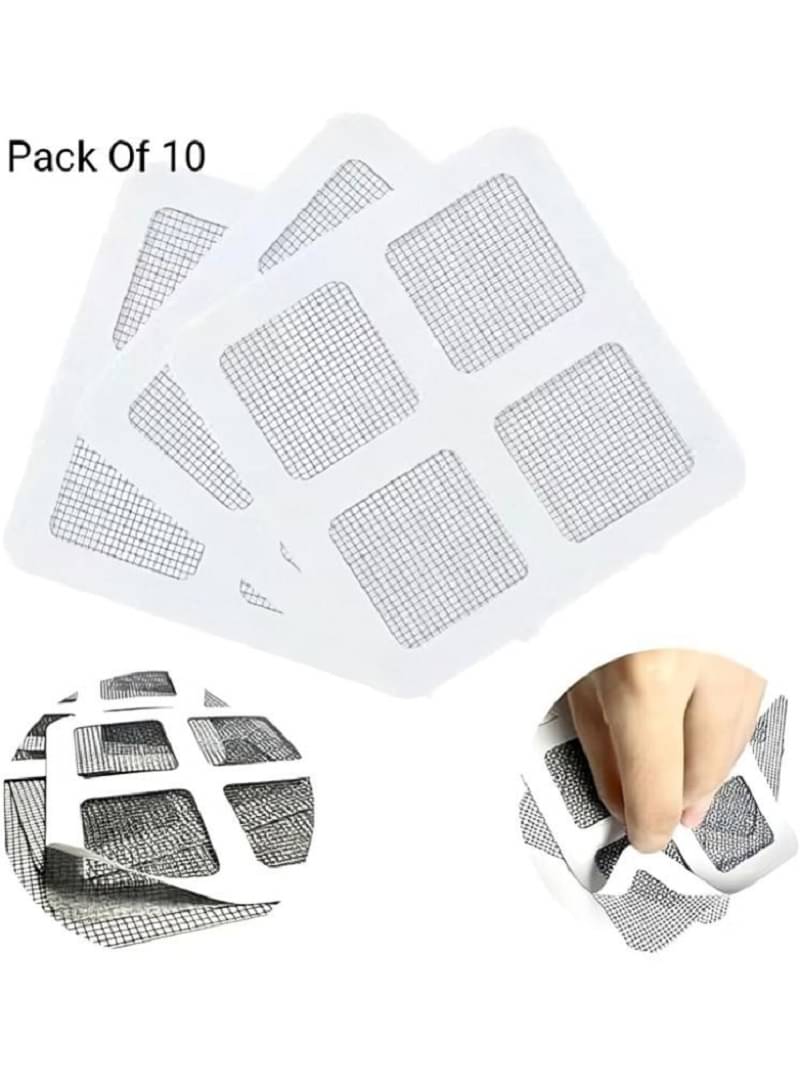     			Magnique 10 Pcs Disposable Drain Cover Hair Catcher Mesh Stickers, Bathroom, Bathtub, Kitchen, Shower, Sink Drain