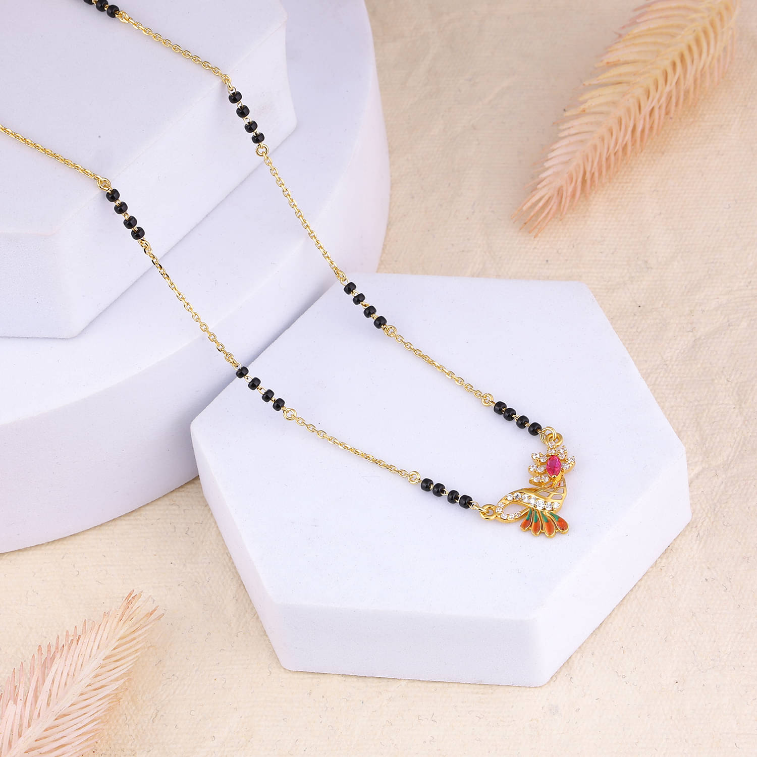     			Maira 925 Sterling Silver Silver Manglsutra