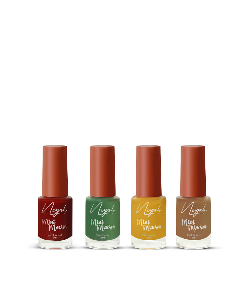 Neyah Multi Glossy Nail Polish 24 ( Pack of 4 )