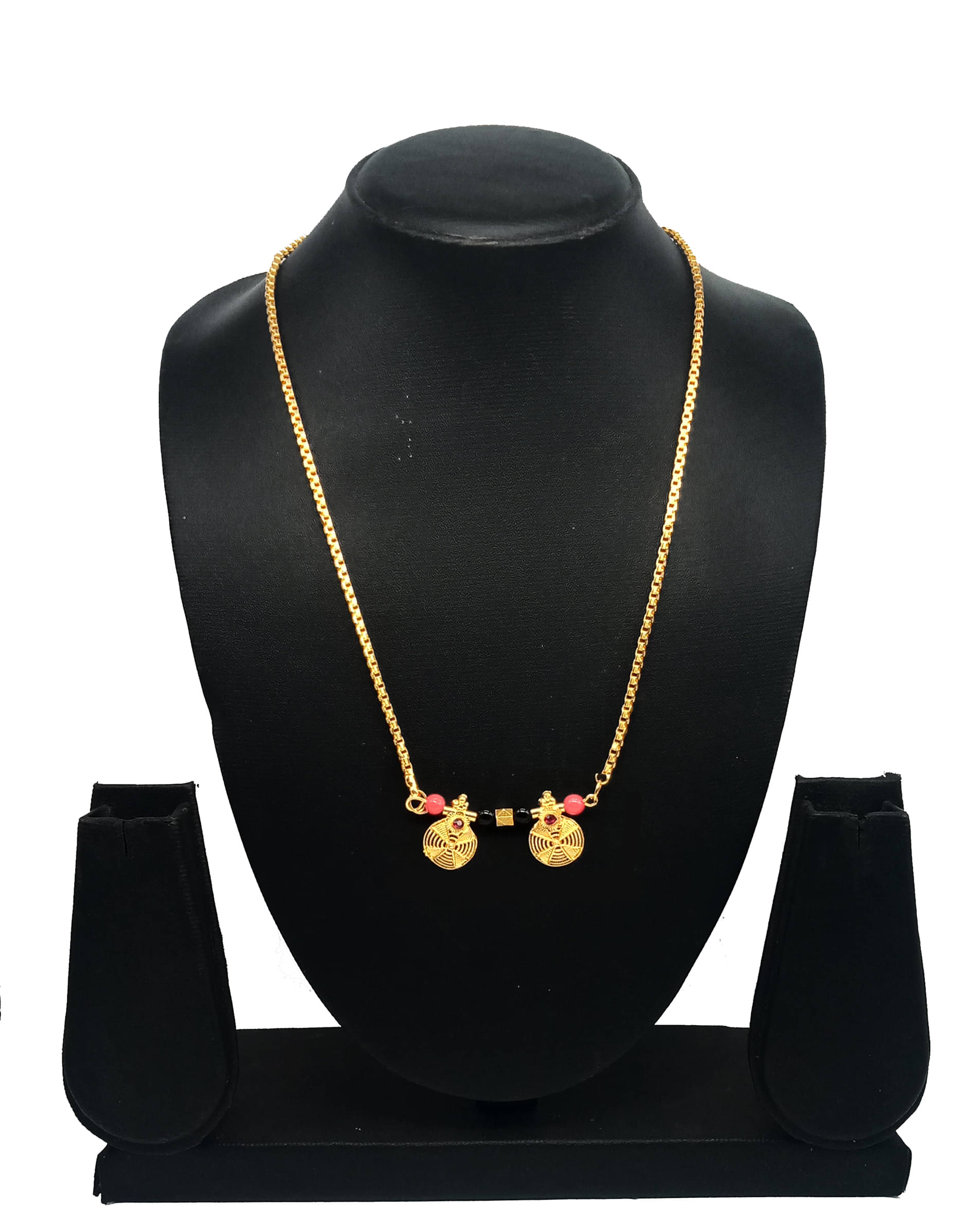 RANEM Golden Mangalsutra ( Pack of 1 )     			RANEM Golden Mangalsutra ( Pack of 1 )