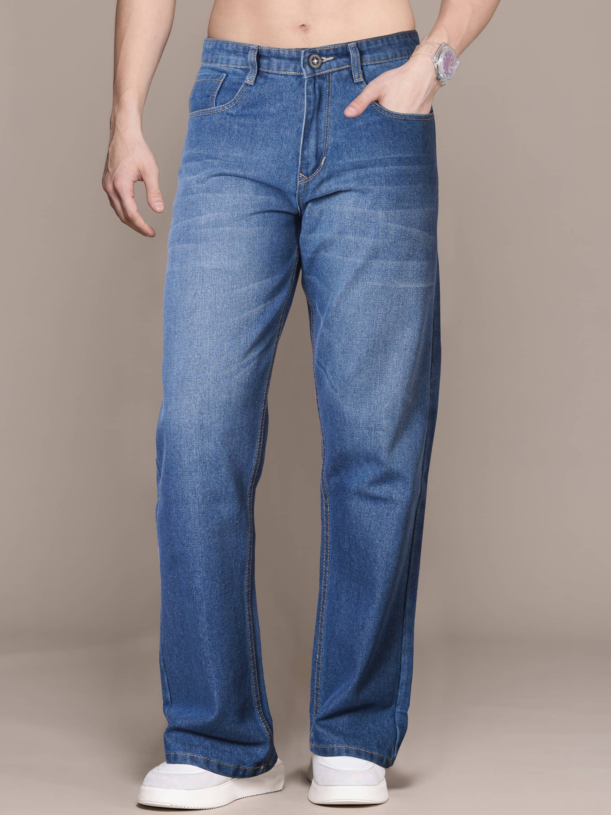 RIG BONE Faded Men's Jeans - Light Blue ( Pack of 1 ) - Jeans | Buy online on ZillyBuy