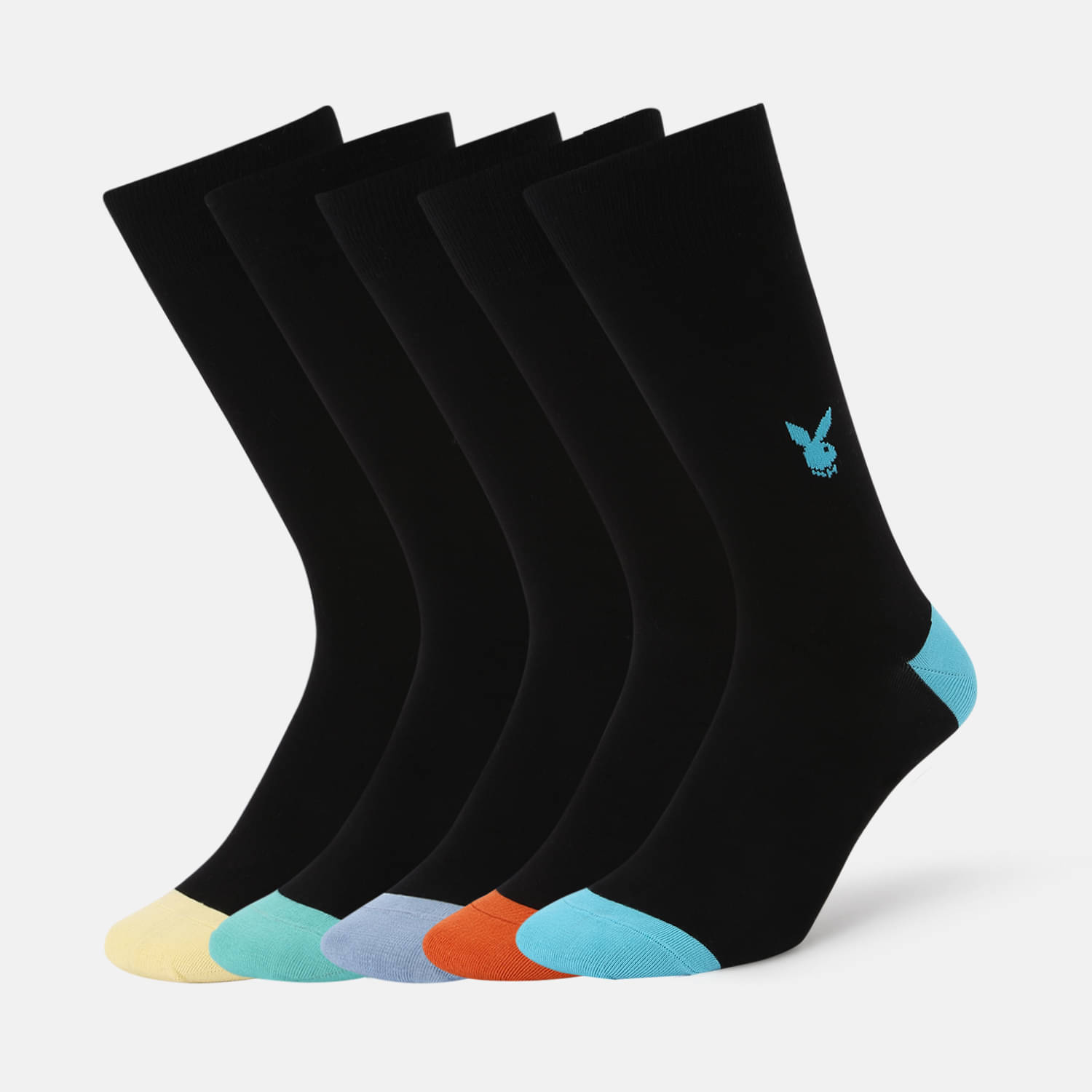     			SOCKSXPRESS Pack of 5 Men's Cotton Mid Length Socks ( Multicolor )